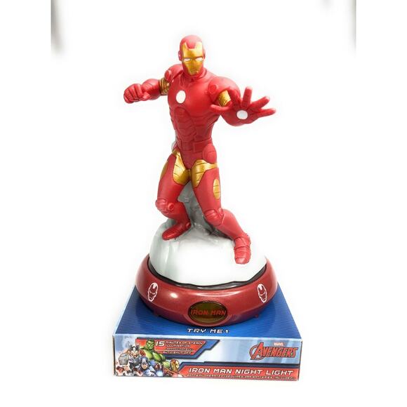 Marvels The Avengers Iron Man Kids Night Light - Picture 1 of 6